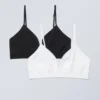 2-Pack Cat Soft Triangle Bra – Black White 2-Pack Cat Soft Triangle Bra – Black White