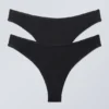 2-Pack Cheeky Modal Brazilian Briefs – Black 2-Pack Cheeky Modal Brazilian Briefs – Black