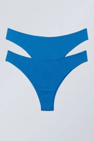 2-Pack Cheeky Modal Brazilian Briefs – Bright Blue