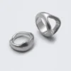 2-Pack Chunky Sculptural Rings – Dusty Silver 2-Pack Chunky Sculptural Rings – Dusty Silver
