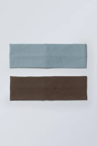 2-Pack Headbands – Dark Turquoise & Dark Brown
