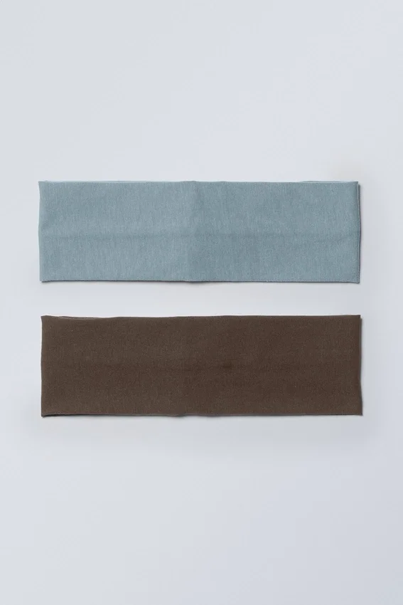 2-Pack Headbands – Dark Turquoise & Dark Brown 2-Pack Headbands – Dark Turquoise & Dark Brown