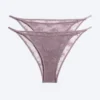 2-Pack Lace Tanga Briefs – Dusty Lilac 2-Pack Lace Tanga Briefs – Dusty Lilac