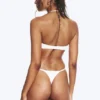 2-Pack Mid Rise Ribbed Tanga Thongs – White 2-Pack Mid Rise Ribbed Tanga Thongs – White