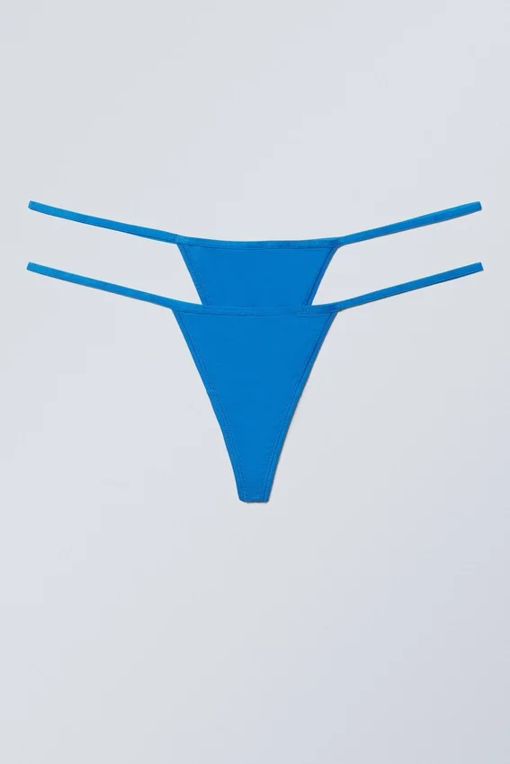 2-Pack Minimal Thongs – Bright Blue 2-Pack Minimal Thongs – Bright Blue