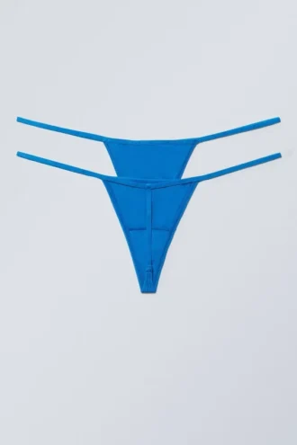 2-Pack Minimal Thongs – Bright Blue