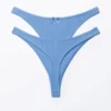 2-Pack Pearl Low Rise Thongs – Dusty Blue