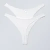 2-Pack Pointelle Thongs – White 2-Pack Pointelle Thongs – White