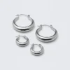 2-Pack Polished Hoop Earrings – Silver 2-Pack Polished Hoop Earrings – Silver