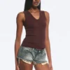 2-Pack Ribbed V-Neck Tank Top – Dark Red 2-Pack Ribbed V-Neck Tank Top – Dark Red
