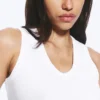 2-Pack Ribbed V-Neck Tank Top – White 2-Pack Ribbed V-Neck Tank Top – White