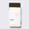 2-Pack Sheer 20 Den Tights – Brown & Cream White 2-Pack Sheer 20 Den Tights – Brown & Cream White