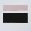 2-Pack Sheer Headbands – Pink & Black 2-Pack Sheer Headbands – Pink & Black