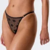 2-Pack Sheer Lace Tanga Thongs – Black 2-Pack Sheer Lace Tanga Thongs – Black
