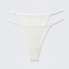 2-Pack Sheer Lace Tanga Thongs – White 2-Pack Sheer Lace Tanga Thongs – White