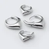 2-Pack Softly Pointed Hoop Earrings – Silver 2-Pack Softly Pointed Hoop Earrings – Silver