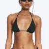 2-Pack Strappy Triangle Bikini Tops – Black + Brown Stripe 2-Pack Strappy Triangle Bikini Tops – Black + Brown Stripe