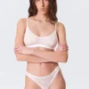 2-Pack Swirly Lace Brazilian Briefs – White 2-Pack Swirly Lace Brazilian Briefs – White
