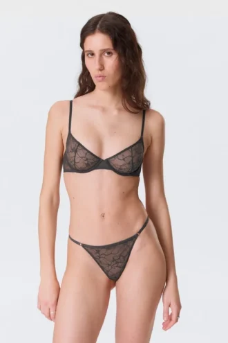 2-Pack Swirly Lace Tanga Thongs – Dark Grey