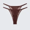 2-Pack Swirly Lace Tanga Thongs – Dark Red 2-Pack Swirly Lace Tanga Thongs – Dark Red