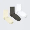 3-Pack Bella Short Sock – Yellow/Grey/White 3-Pack Bella Short Sock – Yellow/Grey/White