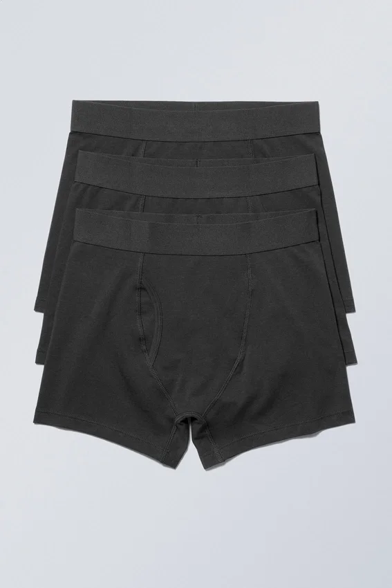 3-Pack Boxer Briefs – Black 3-Pack Boxer Briefs – Black