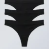 3-Pack Cat Soft Thong – Black 3-Pack Cat Soft Thong – Black