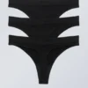 3-Pack Cat Soft Thong – Black 3-Pack Cat Soft Thong – Black