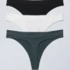 3-Pack Cat Soft Thong – Dark Turquoise, White, Black 3-Pack Cat Soft Thong – Dark Turquoise, White, Black