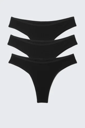 3-Pack Inez Brazilian Cotton Briefs – Black 3-Pack Inez Brazilian Cotton Briefs – Black