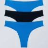 3-Pack Inez Brazilian Cotton Briefs – Bright Blue/Black 3-Pack Inez Brazilian Cotton Briefs – Bright Blue/Black