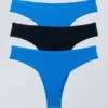3-Pack Inez Brazilian Cotton Briefs – Bright Blue/Black 3-Pack Inez Brazilian Cotton Briefs – Bright Blue/Black