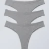 3-Pack Inez Brazilian Cotton Briefs – Grey Melange 3-Pack Inez Brazilian Cotton Briefs – Grey Melange