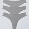3-Pack Inez Brazilian Cotton Briefs – Grey Melange 3-Pack Inez Brazilian Cotton Briefs – Grey Melange
