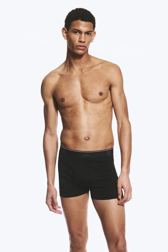 3-Pack Logo Boxer Briefs – Black 3-Pack Logo Boxer Briefs – Black