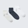 3-Pack Low Sport Sock – White/Grey/Navy 3-Pack Low Sport Sock – White/Grey/Navy