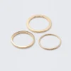 3-Pack Minimal Steel Rings – Golden 3-Pack Minimal Steel Rings – Golden