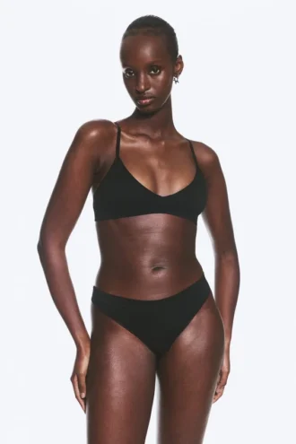 3-Pack Seamless Thongs – Black & White