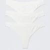 3-Pack Seamless Thongs – White 3-Pack Seamless Thongs – White