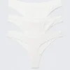 3-Pack Seamless Thongs – White 3-Pack Seamless Thongs – White