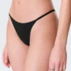 3-Pack Soft Cotton Thongs – Black/Black/White 3-Pack Soft Cotton Thongs – Black/Black/White