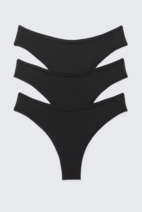 3-Pack Soul Micro Brazilian Bottoms – Black 3-Pack Soul Micro Brazilian Bottoms – Black