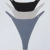 3-Pack Soul Tanga Thong – Grey Black Blue 3-Pack Soul Tanga Thong – Grey Black Blue