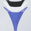 3-Pack Soul Tanga Thong – White Black Blue 3-Pack Soul Tanga Thong – White Black Blue