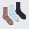 3-Pack Sport Socks – Rust/Light Blue/Dark Blue 3-Pack Sport Socks – Rust/Light Blue/Dark Blue