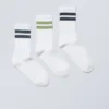 3-Pack Sport Striped Socks – Green Stripe Mix 3-Pack Sport Striped Socks – Green Stripe Mix