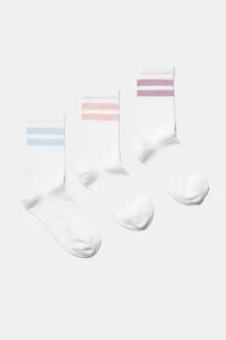 3-Pack Sport Striped Socks – Multi