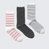 3-Pack Striped Crew Socks – Striped Mix 3-Pack Striped Crew Socks – Striped Mix