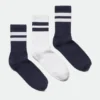 3-Pack Striped Sport Socks – Stripe Combo 3-Pack Striped Sport Socks – Stripe Combo