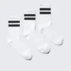 3-Pack Striped Sport Socks – White – Black Stripe 3-Pack Striped Sport Socks – White – Black Stripe